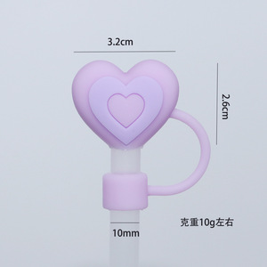 קידום חדש מתנה מחמם עיצוב טופרס קש 10 מ "מ פקקים קש כובע קש 10 מ" מ סיליקון - Product Image 5