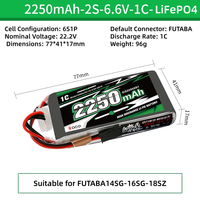Batterie LiPo ACE 1C à faible décharge 6.6V 7.4V 11.1V 5000mAh-11000mAh Batterie au lithium polymère pour RC UAV