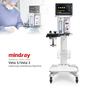 Station de travail d'anesthésie animale Mindray Veta 5/Veta 3 avec surveillance respiratoire continue et ventilation de secours pour la chirurgie vétérinaire - Product Image 3