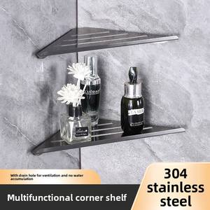 Étagère d'angle murale triangulaire en acier inoxydable <span class=keywords><strong>pour</strong></span> cuisine moderne, étanche et écologique, idéale <span class=keywords><strong>pour</strong></span> salle de bain d'hôtel et <span class=keywords><strong>douche</strong></span> - Product Image 2