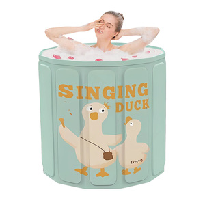 Baignoire pliable directe d'usine Baignoire en PVC épaissie et respectueuse <span class=keywords><strong>de</strong></span> l'environnement Baignoire portable pour enfants et adultes - Product Image 1