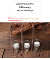 Diffuseur de CO2 en verre acrylique Aquapro de qualité supérieure en forme de U, atomiseur, compteur de bulles avec ventouse de remplacement