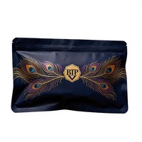 Sac d'emballage pour cigares personnalisé de qualité supérieure, faible MOQ, pochette zippée imprimée de luxe