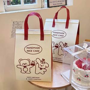 Insulated Disposable Takeaway Packing Bags Wholesale Insulated Bags Insulated Cake Bags Thermal Insulating Cooler Bags - Product Image 1