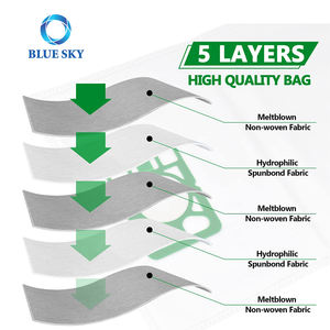 Henry Hoover – accessoires pour <span class=keywords><strong>aspirateur</strong></span>, <span class=keywords><strong>sac</strong></span> en tissu de remplacement pour nummatic HVR200, htty James Parts NRV200 NV200 NV250 - Product Image 3