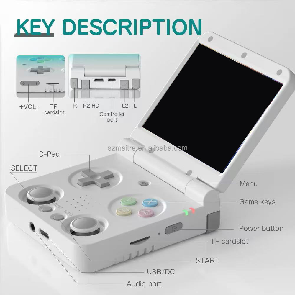 【美品】Miyoo flip V2 中華ゲーム機「Miyoo Flip」再販開始｜改良版 V2│とんちき録