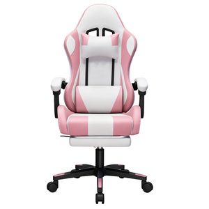 Chaise de jeu E-sports inclinable en cuir pour la maison et le bureau - Design ergonomique, rotation à 360 degrés, accoudoirs réglables, hauteur réglable - Product Image 4