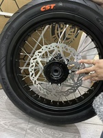 Juego de Ruedas Surron Ultra Bee de Alto Rendimiento, 17 Pulgadas, Supermoto, con Radios de Acero al Carbono para Motocicleta Eléctrica Todoterreno