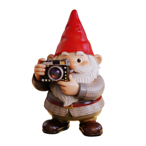 Gnomos <span class=keywords><strong>de</strong></span> Resina con Forma <span class=keywords><strong>de</strong></span> Cámara, Venta al Por Mayor, OEM, ODM, Novedad Coleccionable, Suministro a Granel, Marca Privada, Gnomos Fotógrafos <span class=keywords><strong>de</strong></span> Resina Personalizados - Product Image 3