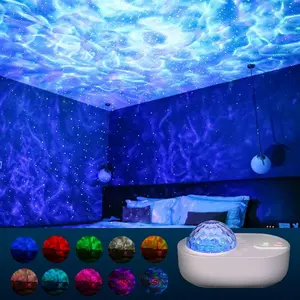 Star Night Light LED Spaceship Shape Star Light Ambiance Projetor para quarto Game Rooms Home