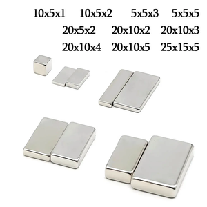 <span class=keywords><strong>Aimant</strong></span> Neodim revêtu de nickel N52 40x10x5 40x10x4 40x20x2 40x20x5 40x20x10 40x25x5mm Aimants en bloc néodyme - Product Image 5
