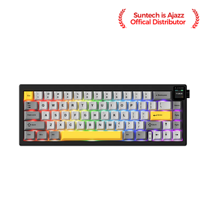 Ajazz สวิตช์ Dreamweaver AK650 (โรงงานถ่าน-กระดานชนวน-มัสตาร์ด) Tri-Mode W/ OLED Display RGB DIY - Product Image 2