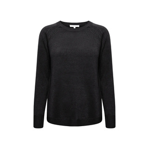 Pull uni décontracté pour femmes coupe surdimensionnée couche douce et confortable vêtements de tous les jours à la mode moderne garde-robe polie chic essentiel - Product Image 1