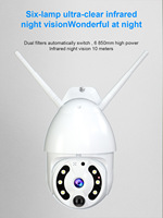 Wifi kamera IP CCTV Video gözetim HD 1080P 360 gece görüş iki yönlü ses güvenlik kamera