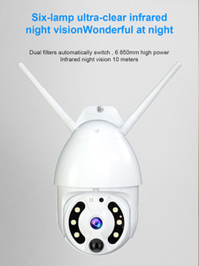 Cámara de seguridad IP CCTV con Wifi, videocámara HD 1080P <span class=keywords><strong>360</strong></span>, visión nocturna, Audio bidireccional - Product Image 4