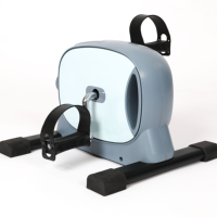 Mini vélo d'exercice portable pour la remise en forme à domicile, entraîneur de bras et de jambes avec écran LCD, appareil d'exercice compact sous le bureau