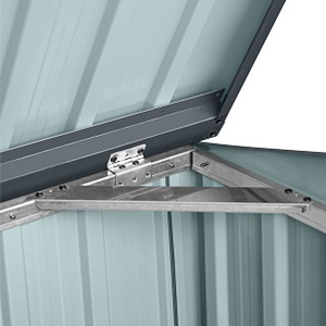 Deposito bidone della spazzatura impermeabile in metallo mobile e chiudibile a chiave <span class=keywords><strong>giardino</strong></span> esterno Smart deposito <span class=keywords><strong>biciclette</strong></span> capannone - Product Image 6