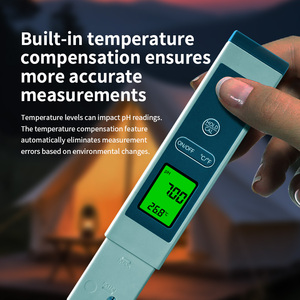 Testeur de <span class=keywords><strong>pH</strong></span> portable compact avec rétroéclairage vert, <span class=keywords><strong>pH</strong></span>-<span class=keywords><strong>mètre</strong></span> numérique, calibrage à une touche pour l'eau des piscines et des spas - Product Image 5
