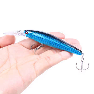 HENGJIA derin dalış Minnow yem 12.5cm 14g uzun döküm Minnow balıkçılık Lures sert plastik Lures Pesca Isca levrek balıkçılık araçları - Product Image 4