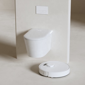 WC intelligent <span class=keywords><strong>suspendu</strong></span> MUBI avec <span class=keywords><strong>bidet</strong></span> intégré, siège chauffant, siphon en P, capteur intelligent, design moderne, WC intelligent mural - Product Image 1