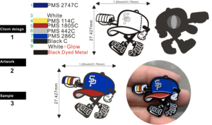 Concevez vos propres épingles en émail Pins personnalisés Para Trajes Justicia - Product Image 3