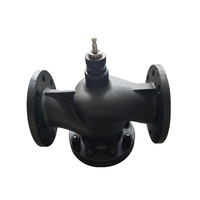 Vanne de régulation de température électrique HVAC, vanne modulante à trois voies, vanne de régulation du débit d'eau pour système de chauffage et de refroidissement