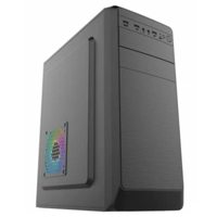 High Air Flow Mid Tower Portable Pc case Office Gaming Computer case with Screen