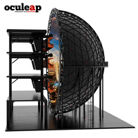 Simulador de Vuelo VR Metaverse, Tipo de Propulsión Suspendida, Cine Volador 9D Sky Dome, Simulador de Montaña Rusa, Parque Infantil Interior 12D