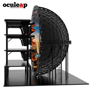 Simulateur de <span class=keywords><strong>vol</strong></span> VR Metaverse à propulsion suspendue, type 9D, cinéma volant Sky Dome, simulateur de montagnes russes, aire de jeux intérieure 12D - Product Image 4