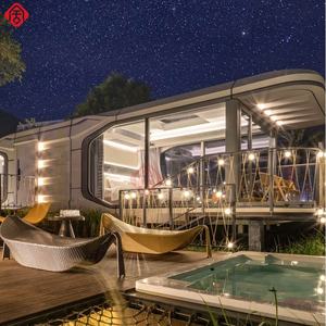 Casa prefabricada de lujo, contenedor de cabina, casa pequeña, casa de cápsula espacial con 2 dormitorios, cocina, inodoro, sala de estar - Product Image 6