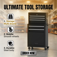 Chariot d'atelier multifonctionnel en métal pour garage, avec roulettes, capacité de charge 200 kg, pour usine OEM/ODM/OBM