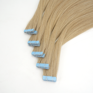 Lanxun - Extensiones de Cabello Humano con Cinta Adhesiva Invisible, Cabello Virgen Remy de un Solo Donante, Cutícula Alineada, Extensiones de Cabello con Cinta Adhesiva - Product Image 2
