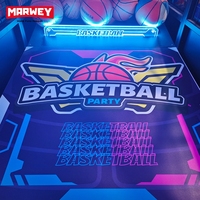 Marwey Machine de jeu de tir au basketball d'arcade pour adultes, à monnayeur, de luxe, commerciale, d'intérieur, à surprise sportive, très vendue