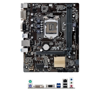 เมนบอร์ดสำหรับคอมพิวเตอร์ตั้งโต๊ะ ASUS <span class=keywords><strong>H81M</strong></span>-<span class=keywords><strong>K</strong></span>/F รองรับซีพียูรุ่นที่ 4 ซ็อกเก็ต 1150 รองรับหน่วยความจำ DDR3 แบบดูอัลแชนแนล ช่องเชื่อมต่อฮาร์ดไดรฟ์แบบ SATA สำหรับพีซี - Product Image 1