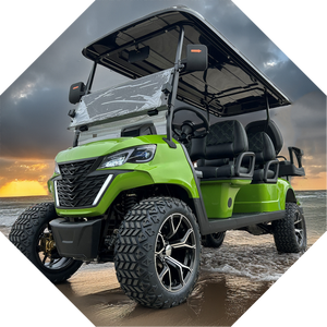 รถกอล์ฟไฟฟ้า150A ไฟฟ้ากระแสสลับ4ที่นั่งรีโมทผู้โดยสาร4คนรถกอล์ฟขนาดเล็กถูกกฎหมายตามท้องถนน - Product Image 1