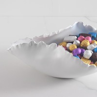 Plateau à fruits en céramique éco-responsable en grès, création artisanale 2026, pour le Ramadan, décoration de la maison de qualité supérieure, rangement