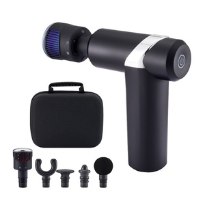 <span class=keywords><strong>Pistola</strong></span> <span class=keywords><strong>de</strong></span> Masaje Frío/Calor para <span class=keywords><strong>Cabeza</strong></span> y Cuerpo, Eléctrica, para Relajación Muscular Profunda, con 5 Cabezales, Motor <span class=keywords><strong>sin</strong></span> Escobillas, Inteligente - Product Image 1