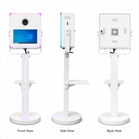 Photomaton à écran tactile de 15,6 pouces en métal, angle réglable, compatible DSLR, adapté aux mariages, aux fêtes et aux événements