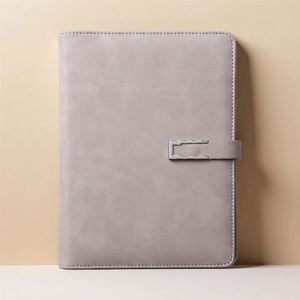 Custom Company Business Gifts PU Leather Hardcover 6 <b>Ring</b> <b>Binder</b> Loose-Leaf <b>A6</b> Planner A5 Notebook 80 Sheets PVC/Fabric/PP - Product Image 4