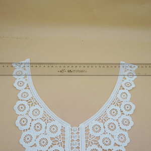 핫 세일 자수 크로 셰 폴리 에스테르 칼라 레이스 - Product Image 3