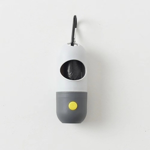 Dispensador de Bolsas para Excremento de Perro con Linterna LED, Funciona con Botón, Dispensador de Bolsas de Silicona Sostenible para Desechos de Mascotas - Product Image 4