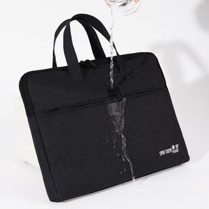 Portadocumenti per Laptop in Nylon rigido da uomo in stile <span class=keywords><strong>Business</strong></span> <span class=keywords><strong>Messenger</strong></span> portatile per riunioni in ufficio con Logo ricamato borsa per documenti - Product Image 3