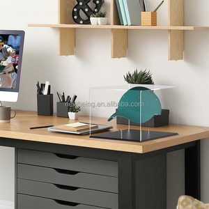 Acrylic hat hiển thị trường ha-bóng chày bóng đá <span class=keywords><strong>cap</strong></span> hiển thị Stand - UV bảo vệ hat tủ bảo vệ lưu trữ Bìa - Product Image 5