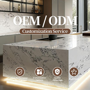 Bancada de Quartzo RUNPIN com Superfície Dura, Longa Duração e Espessura Personalizável - Product Image 1