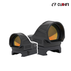 Cuinfi 1x26x22mm Viseur <span class=keywords><strong>point</strong></span> rouge à grande ouverture, lentille entièrement multicouche, étanche IPX7, autonomie de la batterie de 50000 heures, <span class=keywords><strong>point</strong></span> rouge ouvert - Product Image 2