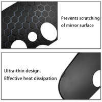 Étui de protection pour casque VR 2/Pro, ensemble combo 2-en-1 noir avec plastique ABS et installation facile
