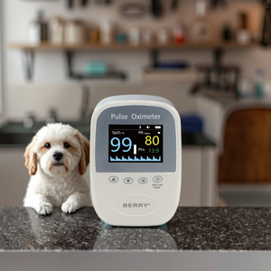 Moniteur vétérinaire BM1000A-I BERRY équipement médical précis pour animaux de compagnie avec oxymètre de pouls Bluetooth application gratuite abordable - Product Image 1