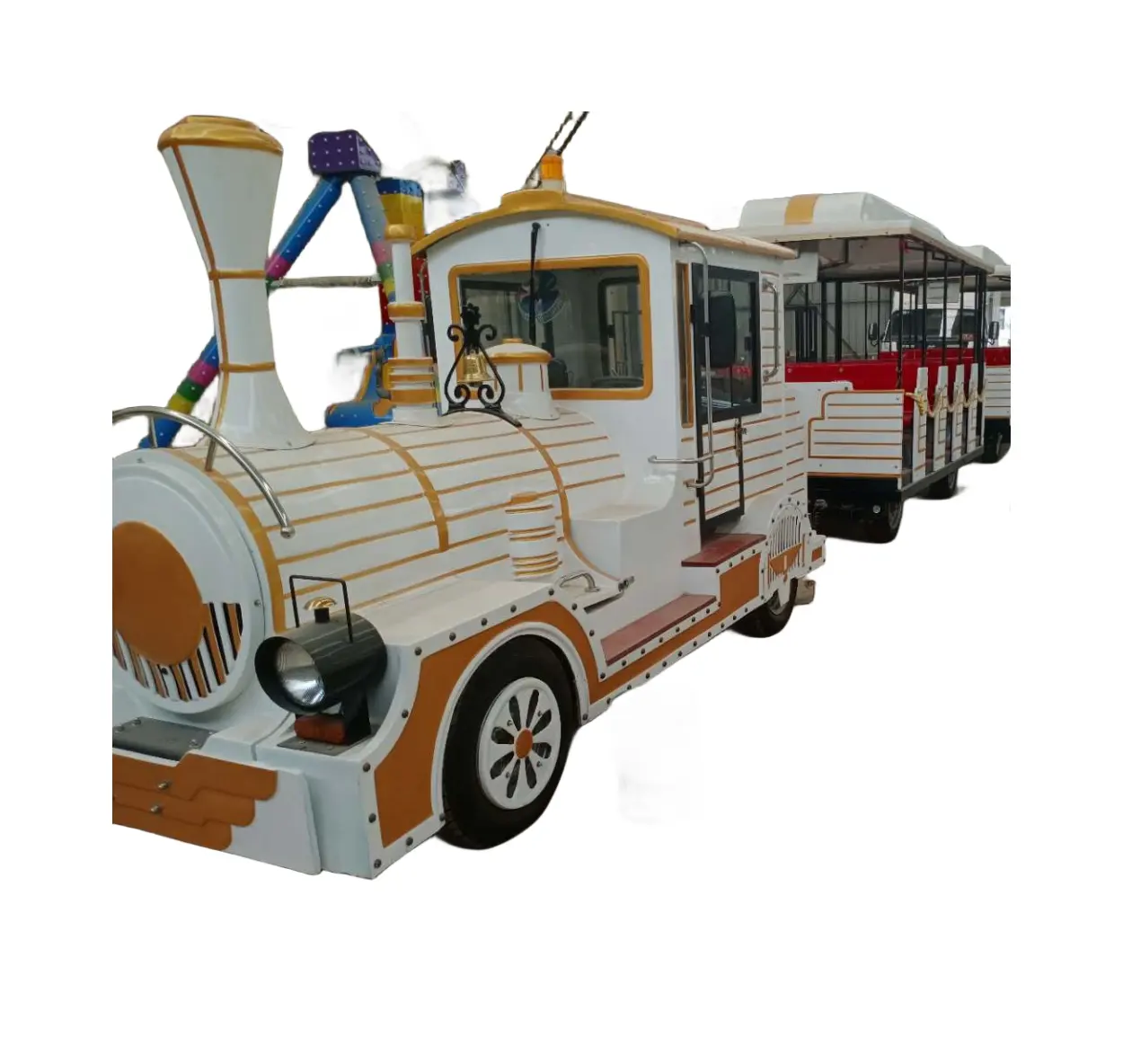 Bir gezi tren sürme, çocuklar için elektrikli tren seti, çocuklar için, eğlence ekipmanları doğal alan alışveriş merkezi kare Park