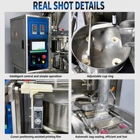 Machine d'emballage volumétrique de type coupelle avec réducteur de vitesse RV et moteur à fréquence variable pour sachets de granulés, de haricots et d'aliments