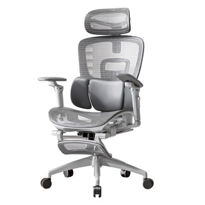 LingTuo Office Chair Ergonomic Mesh Reclining Swivel Computer Chair with Lumbar Support and Headrest for Home Office Use - Product Image 5